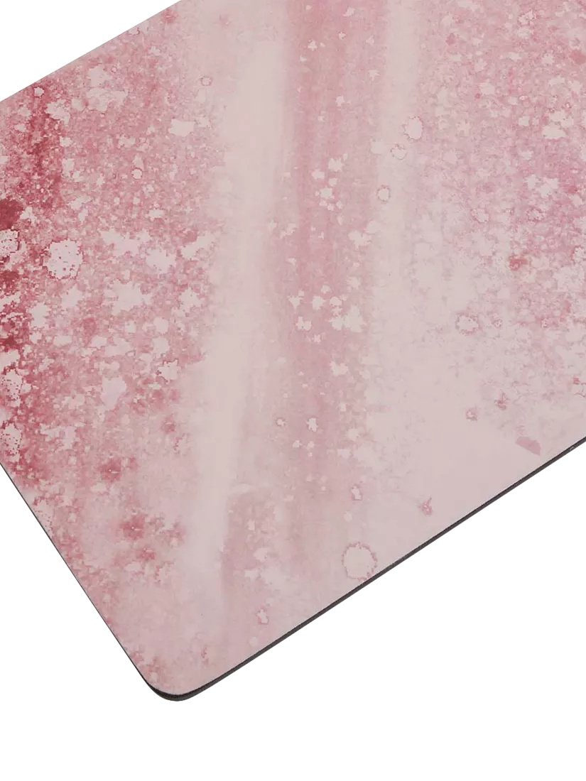 Pimpernel Rose Quartz cork-backed placemat and coaster set - British product