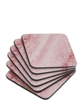 Pimpernel Rose Quartz cork-backed placemat and coaster set - British product
