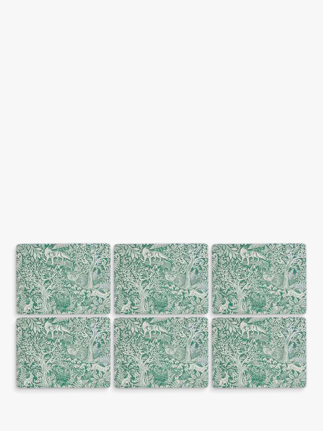 Pimpernel tapestry sage placemat coaster set (British brand)