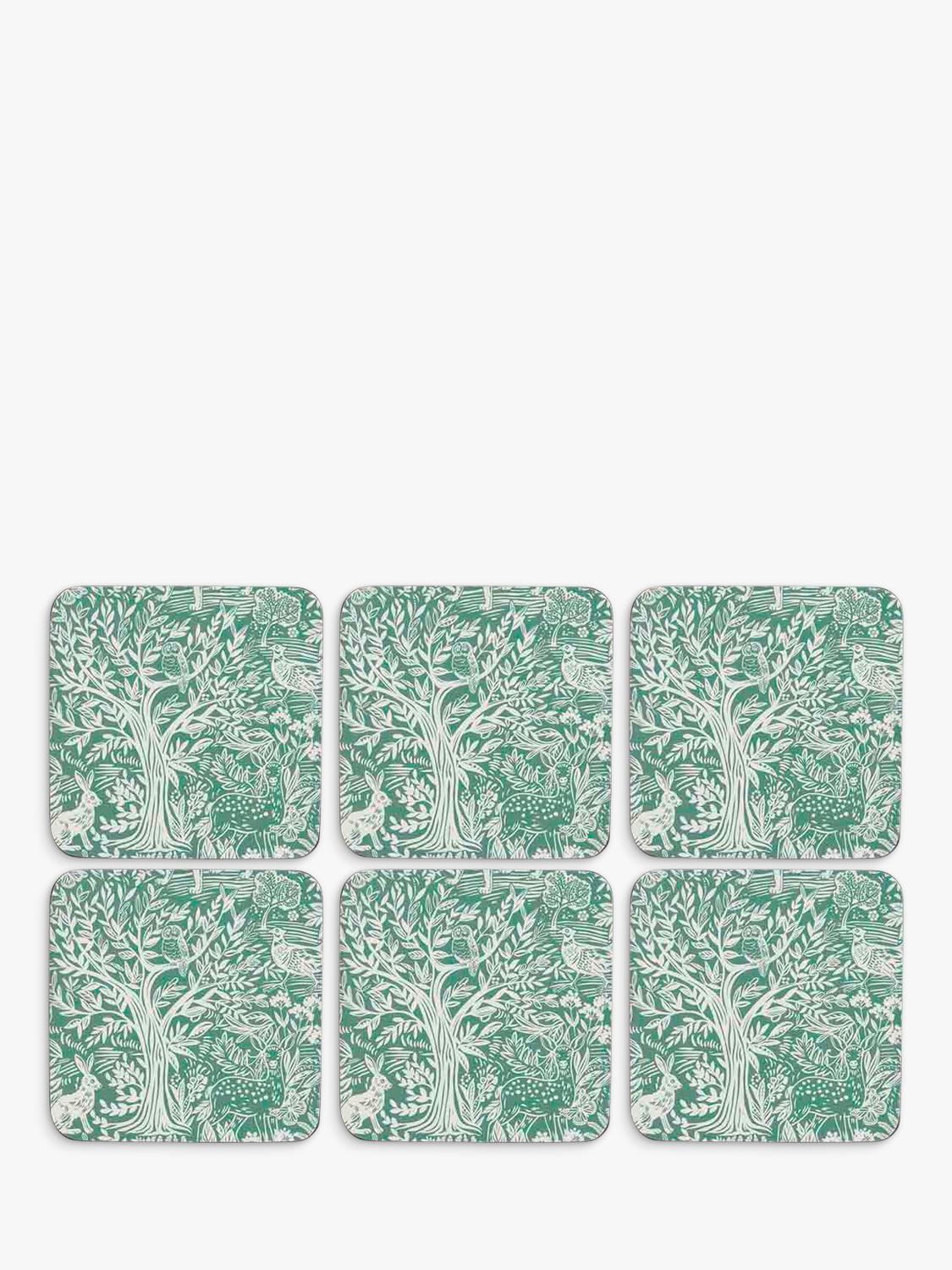 Pimpernel tapestry sage placemat coaster set (British brand)