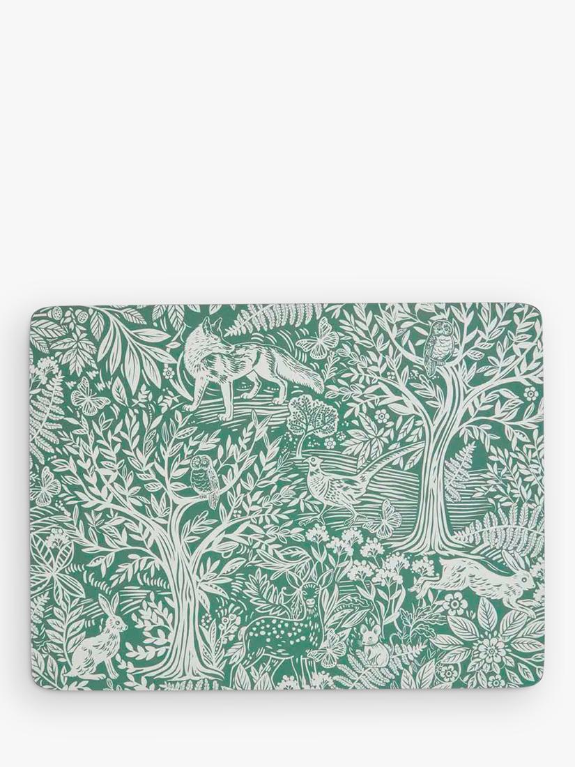 Pimpernel tapestry sage placemat coaster set (British brand)