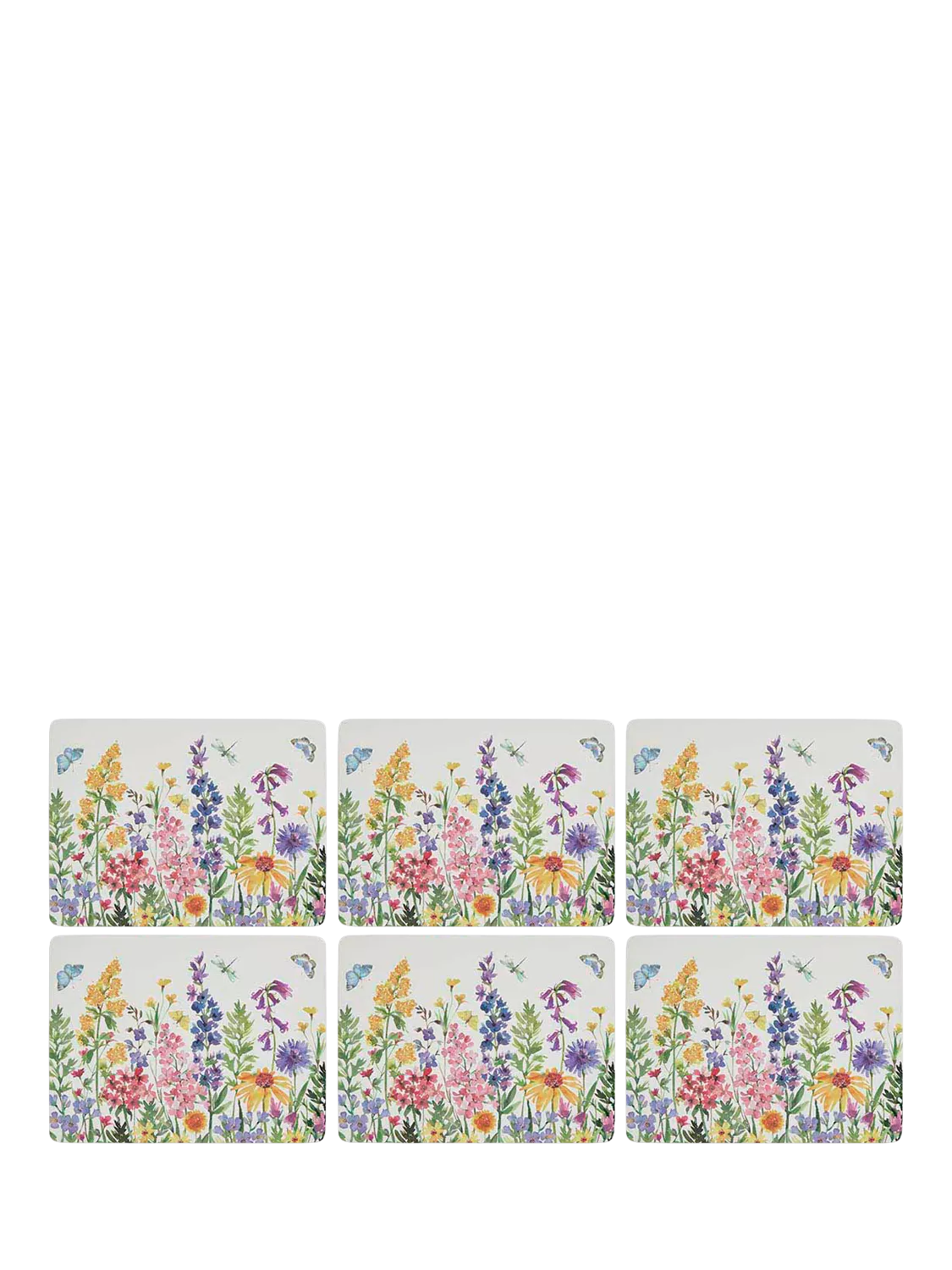 Pimpernel Wildflowers placemat and coaster set - British brand