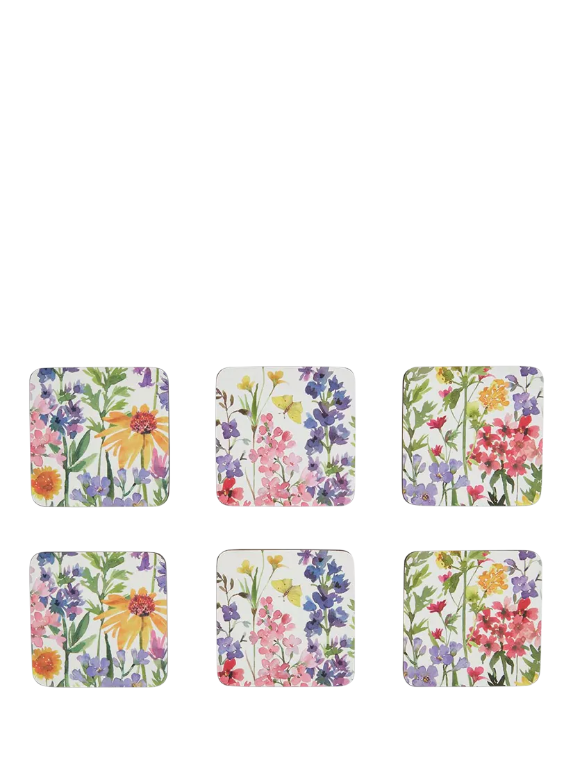 Pimpernel Wildflowers placemat and coaster set - British brand