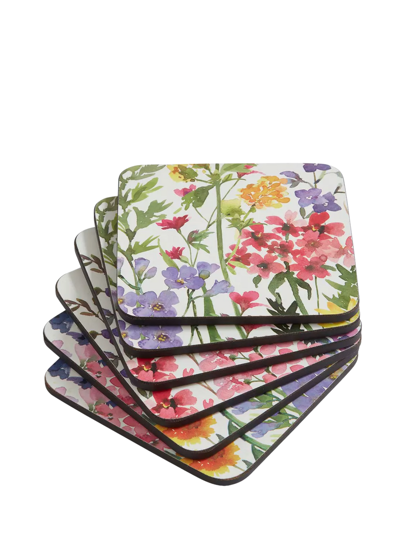 Pimpernel Wildflowers placemat and coaster set - British brand
