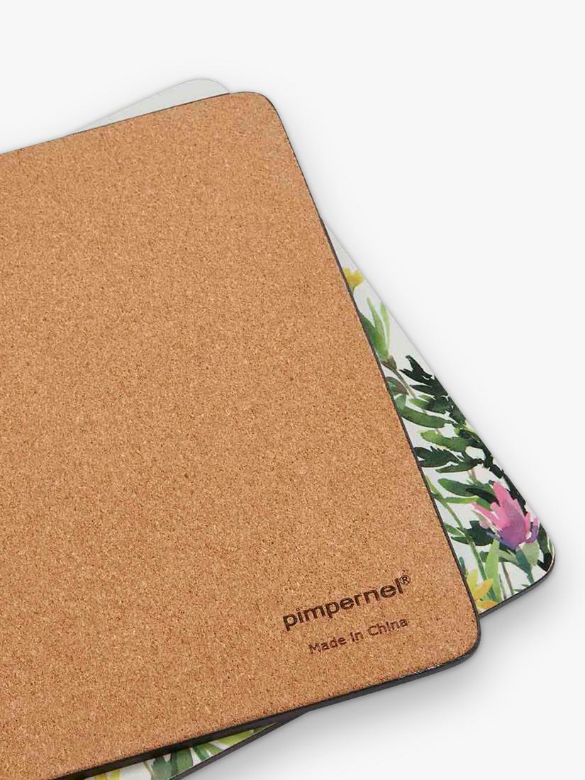 Pimpernel Wildflowers placemat and coaster set - British brand