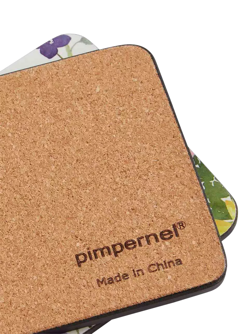 Pimpernel Wildflowers placemat and coaster set - British brand