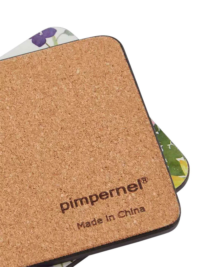 Pimpernel Wildflowers placemat and coaster set - British brand
