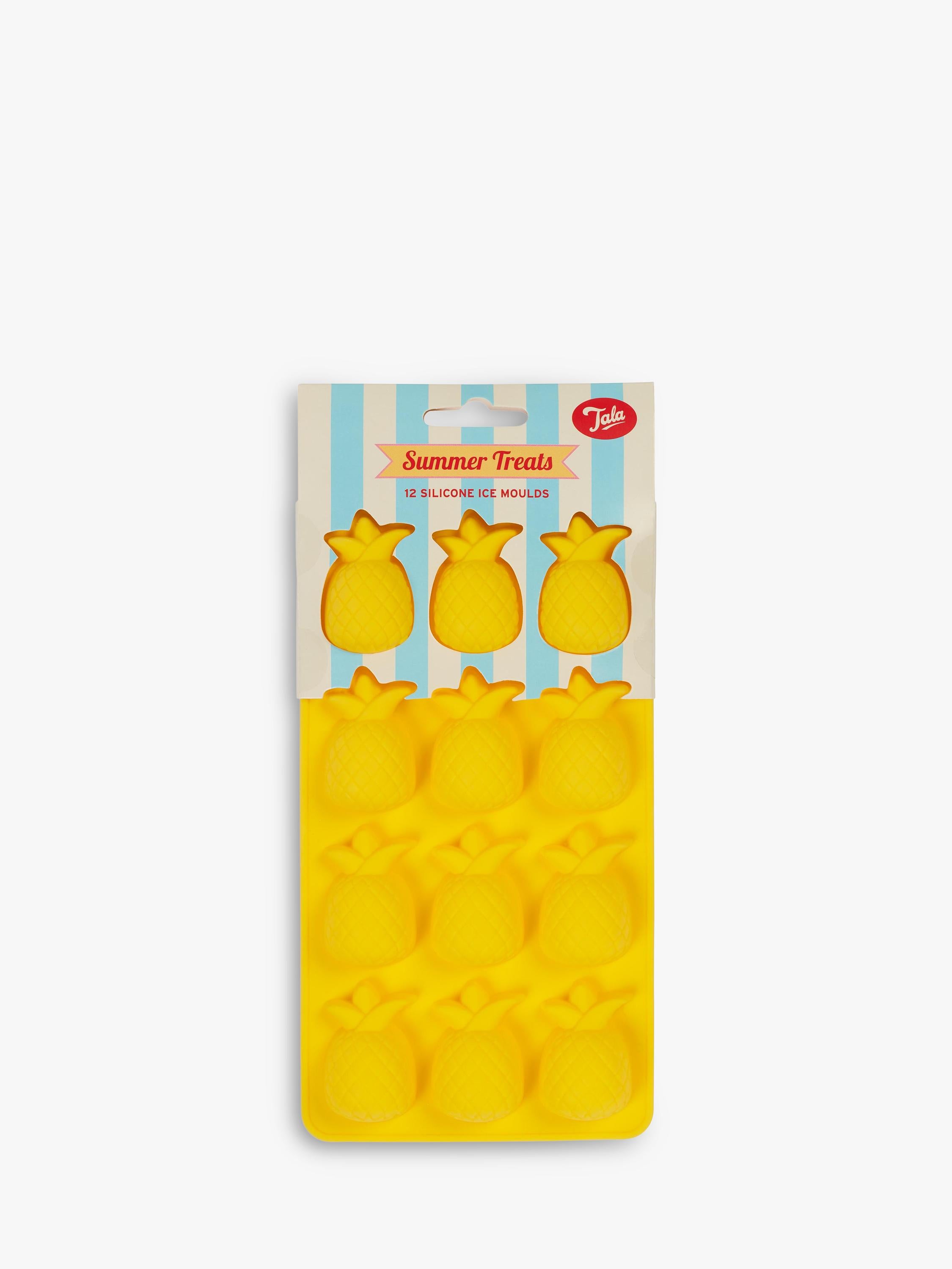 Tala silicone pineapple ice cube mould tray 12-cube - British product