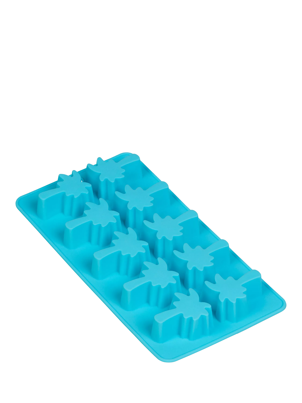 Tala palm tree silicone ice cube mould blue 10 cube, UK version