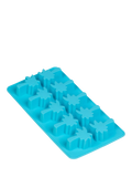 Tala palm tree silicone ice cube mould blue 10 cube, UK version