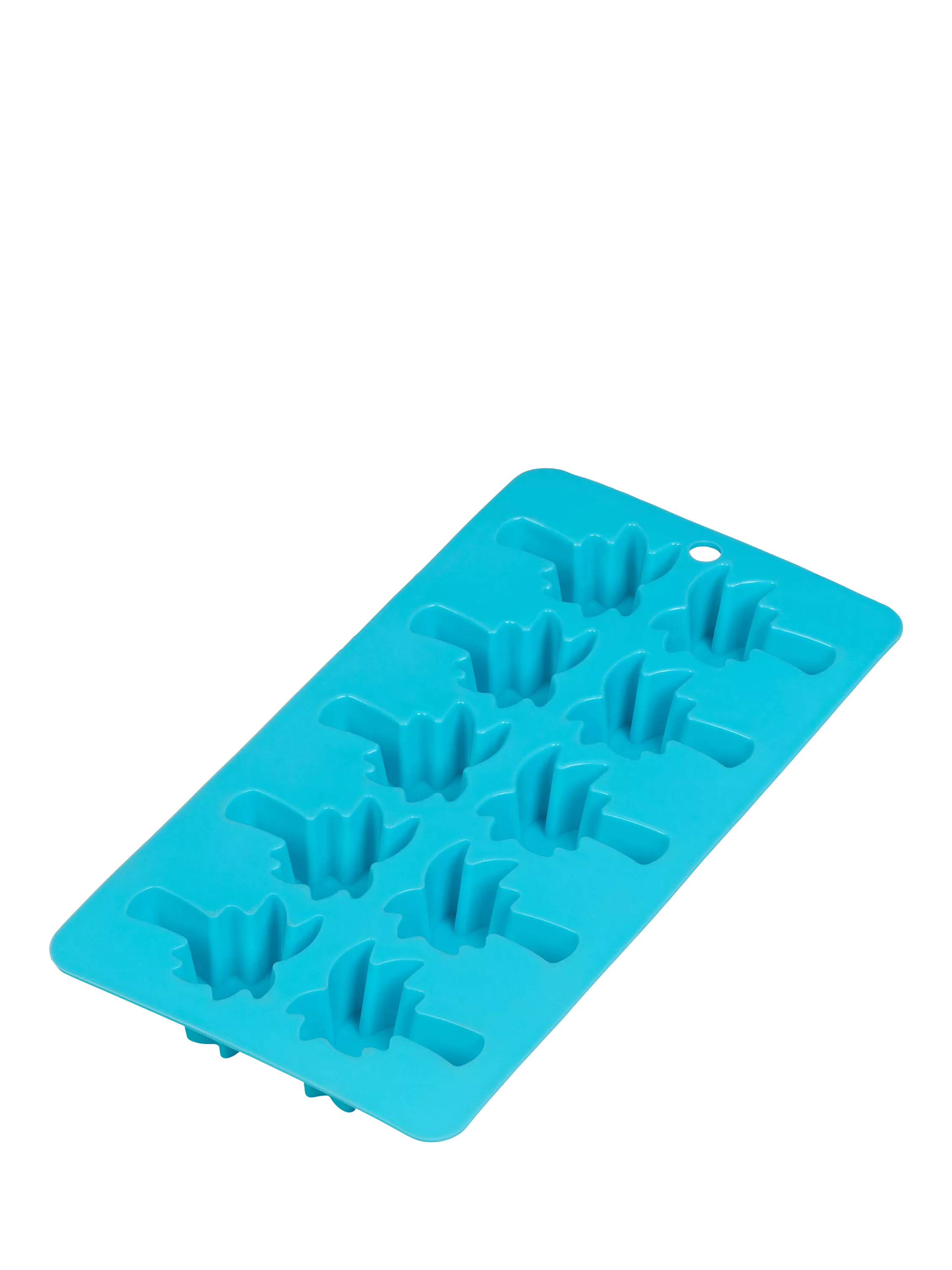 Tala palm tree silicone ice cube mould blue 10 cube, UK version