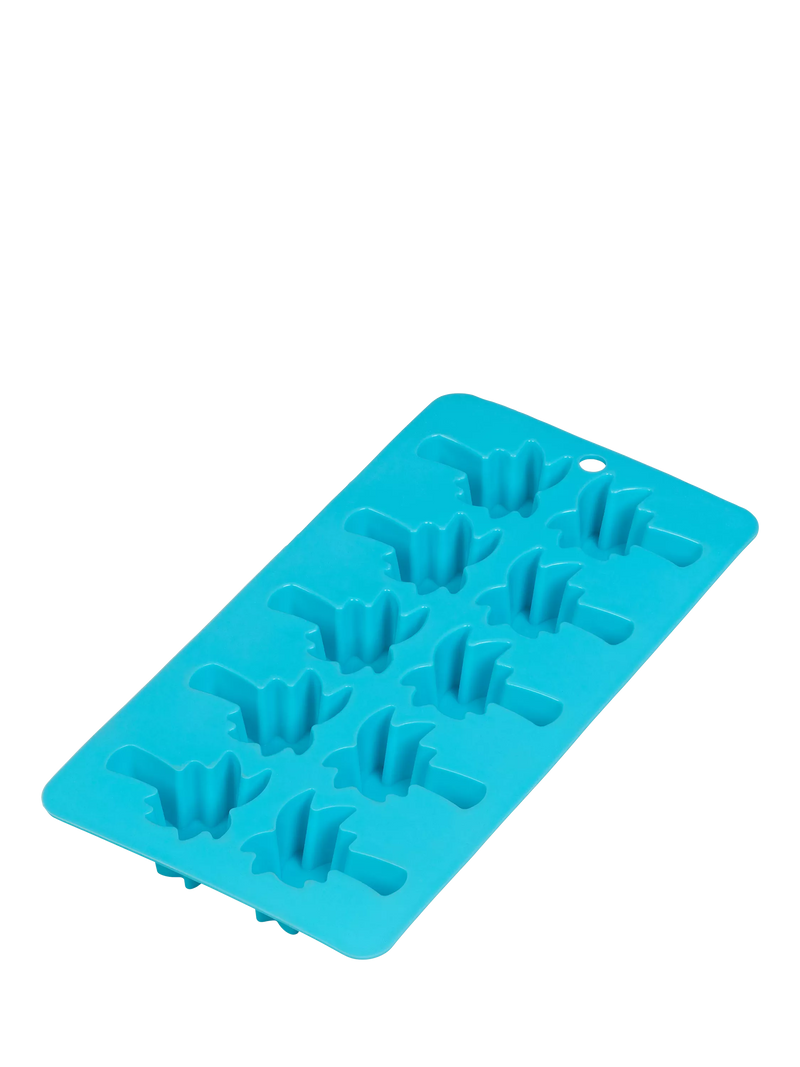 Tala palm tree silicone ice cube mould blue 10 cube, UK version