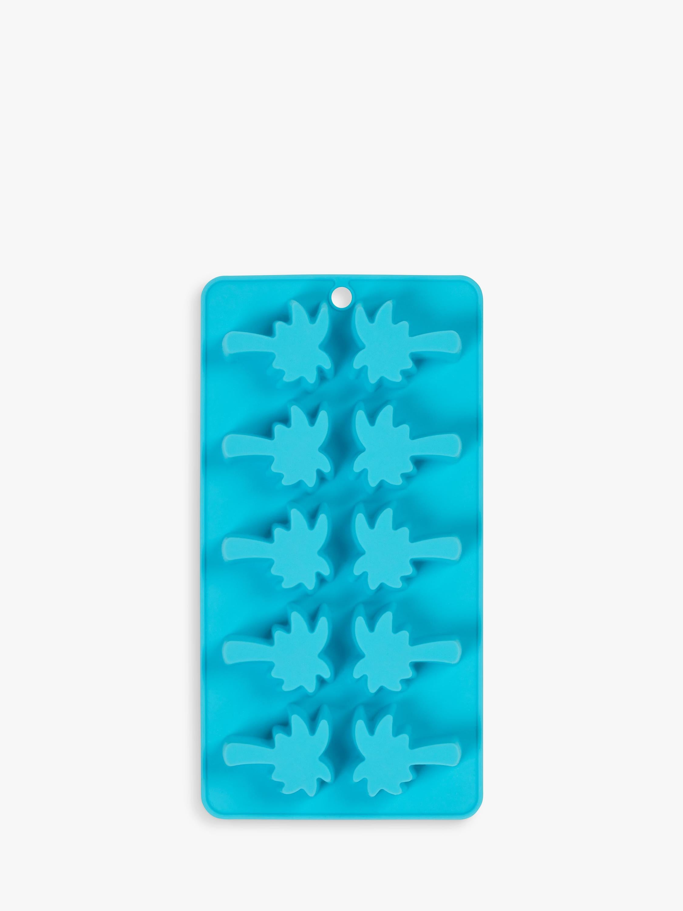 Tala palm tree silicone ice cube mould blue 10 cube, UK version
