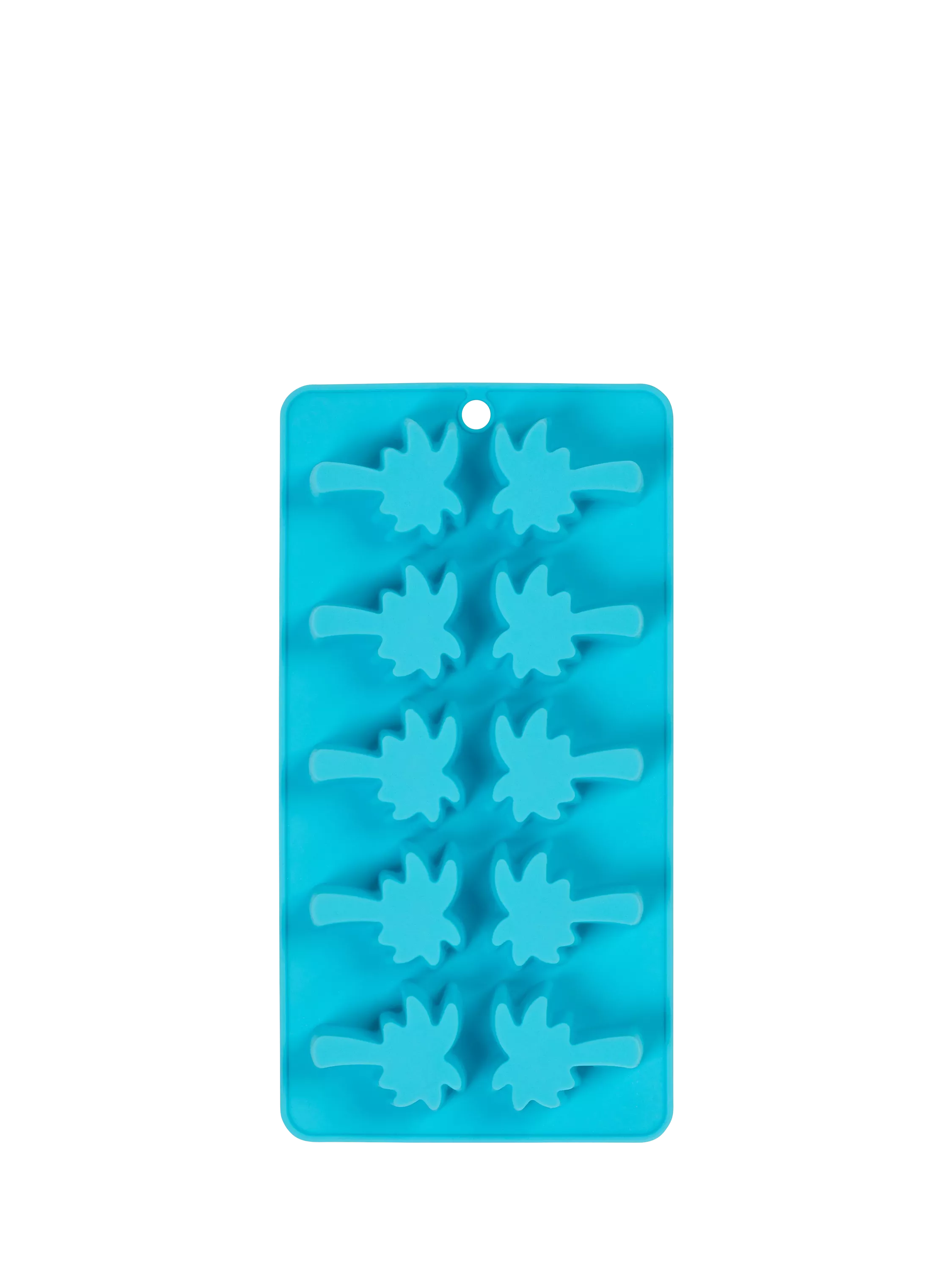 Tala palm tree silicone ice cube mould blue 10 cube, UK version