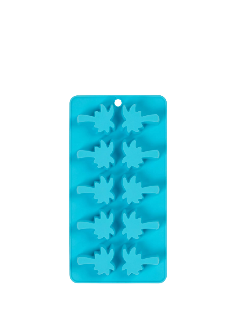 Tala palm tree silicone ice cube mould blue 10 cube, UK version
