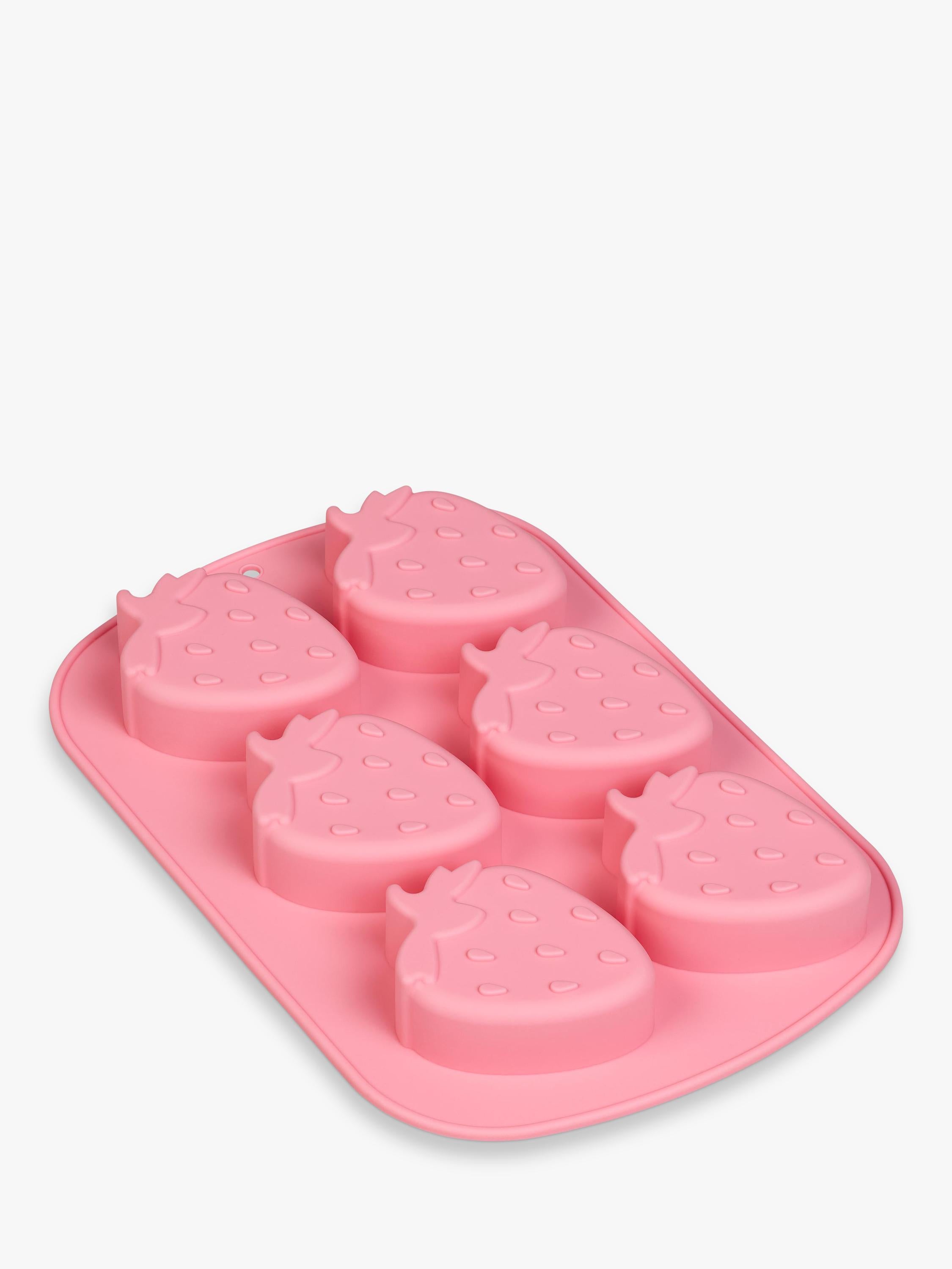 Tala strawberry silicone mould, pink (British brand)