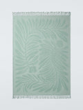 John Lewis Zinnia wool throw celadon green (British brand)