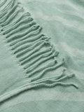 John Lewis Zinnia wool throw celadon green (British brand)