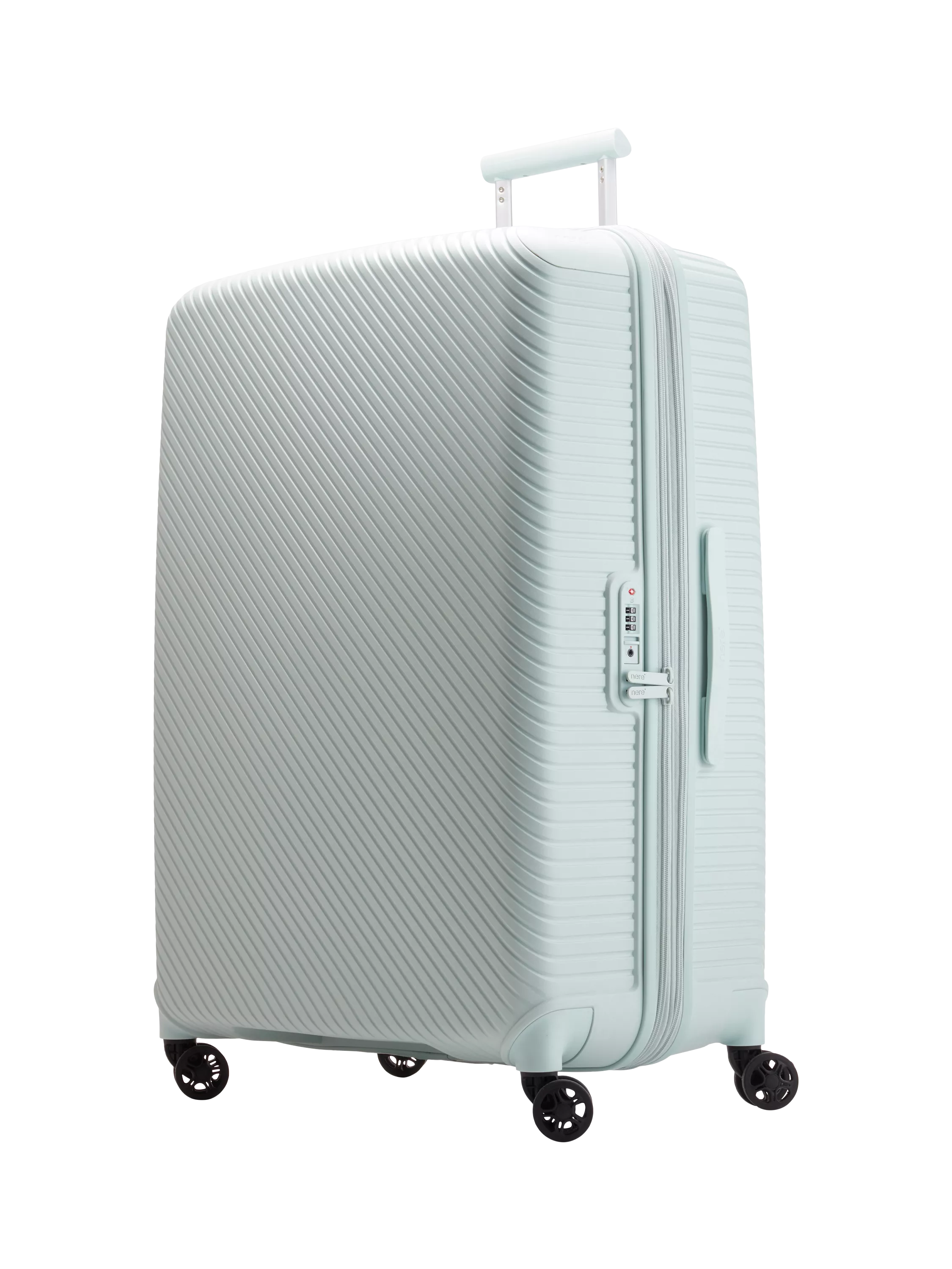 Nere Bondi 4-Wheel Spinner 80cm Expandable Large Suitcase, 140/156L, Mint