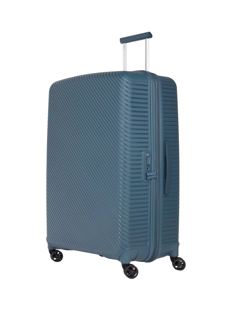 Nere Bondi 4-Wheel Spinner 80cm Expandable Large Suitcase, 140/156L, Slate