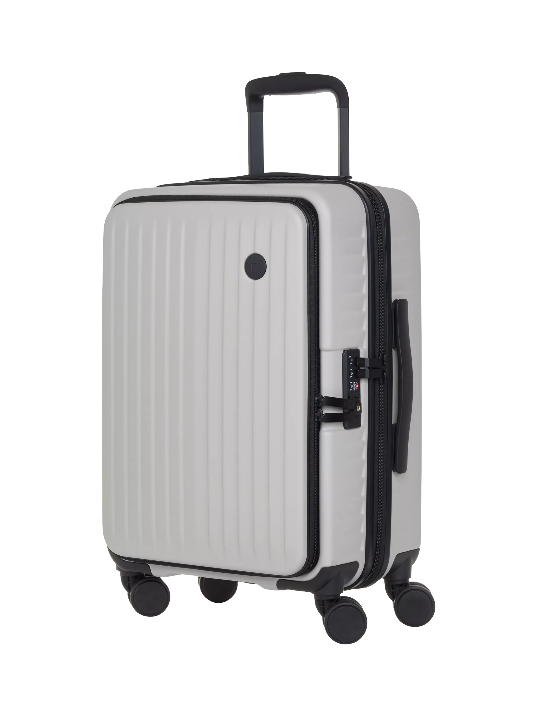 Nere Venture Dual Open 4-Wheel Spinner 56cm Cabin Case, 36L, Taupe