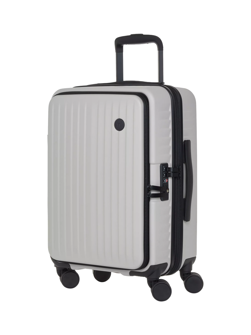 Nere Venture Dual Open 4-Wheel Spinner 56cm Cabin Case, 36L, Taupe