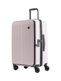 Nere Venture Dual Open 4-Wheel Spinner 66cm Medium Suitcase, 59L, Pink