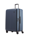 Nere Venture Dual Open 4-Wheel Spinner 76cm Large Suitcase, 98L, Navy