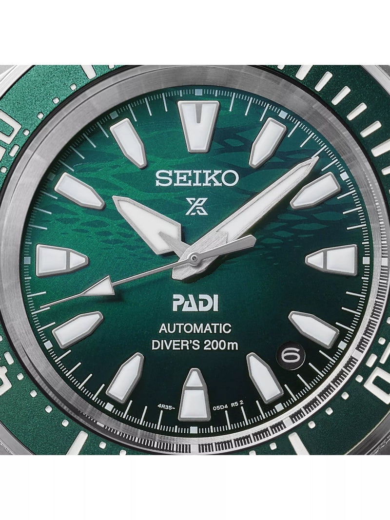 Seiko Prospex PADI diver's watch SRPL53K1 green dial, UK version