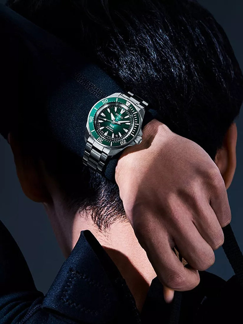Seiko Prospex PADI diver's watch SRPL53K1 green dial, UK version