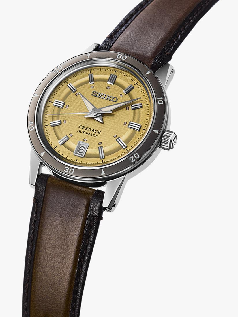 Seiko automatic golden yellow dial watch, imported from the UK