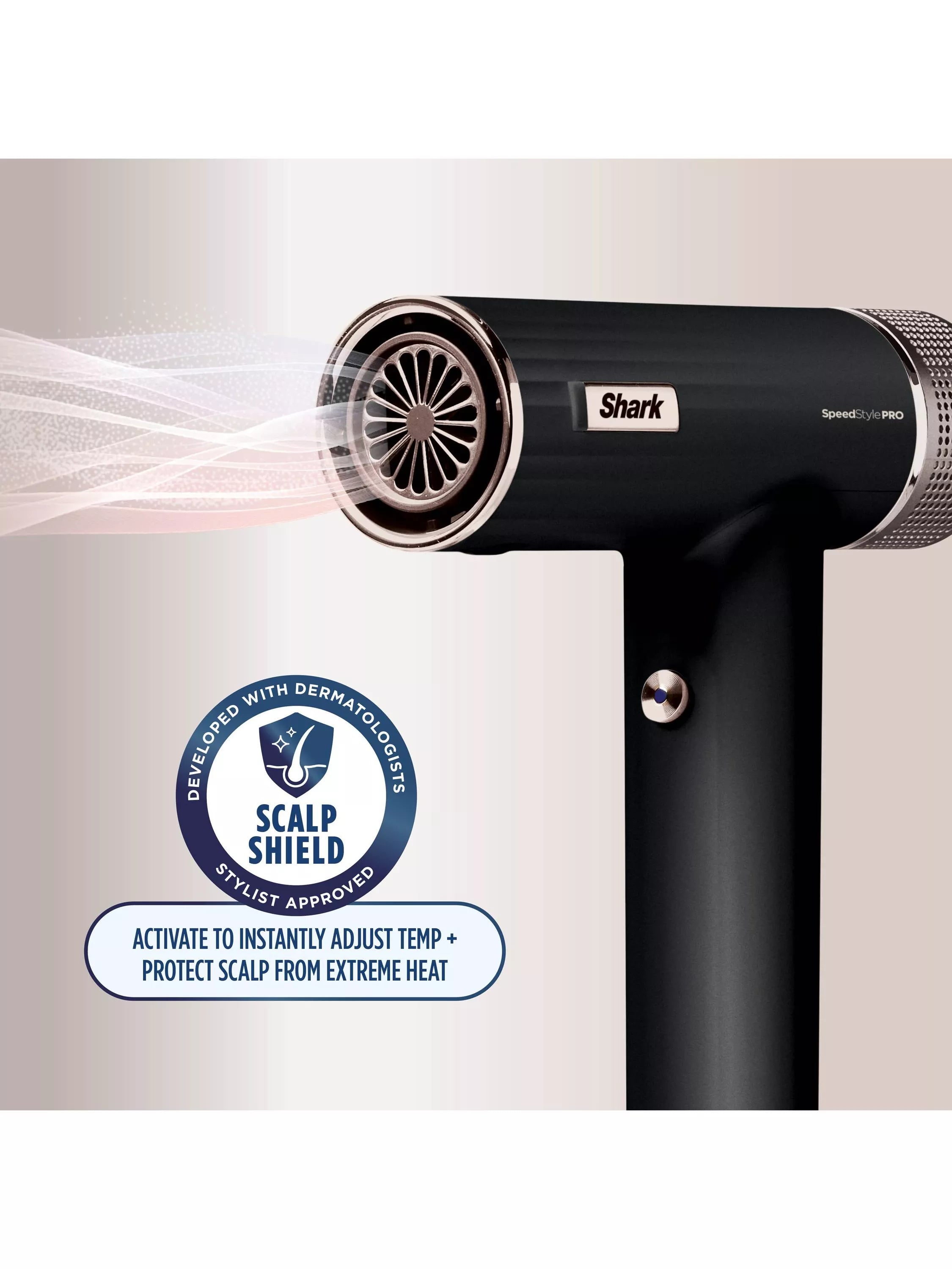 Shark SpeedStyle Pro hair dryer black HD701UK - British product