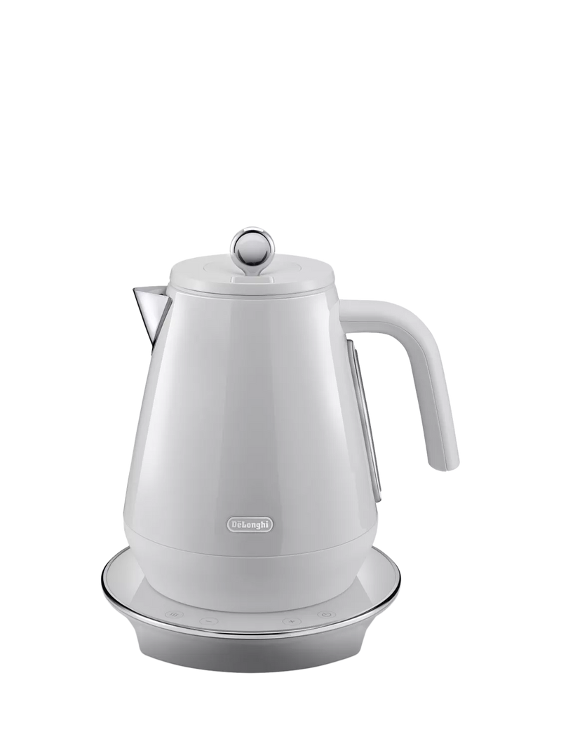 De'Longhi Eclettica Variable Temperature KBY3011 Electric Kettle, 1.7L, Beige