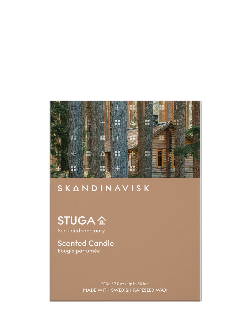 SKANDINAVISK Stuga scented candle 200g (British brand)