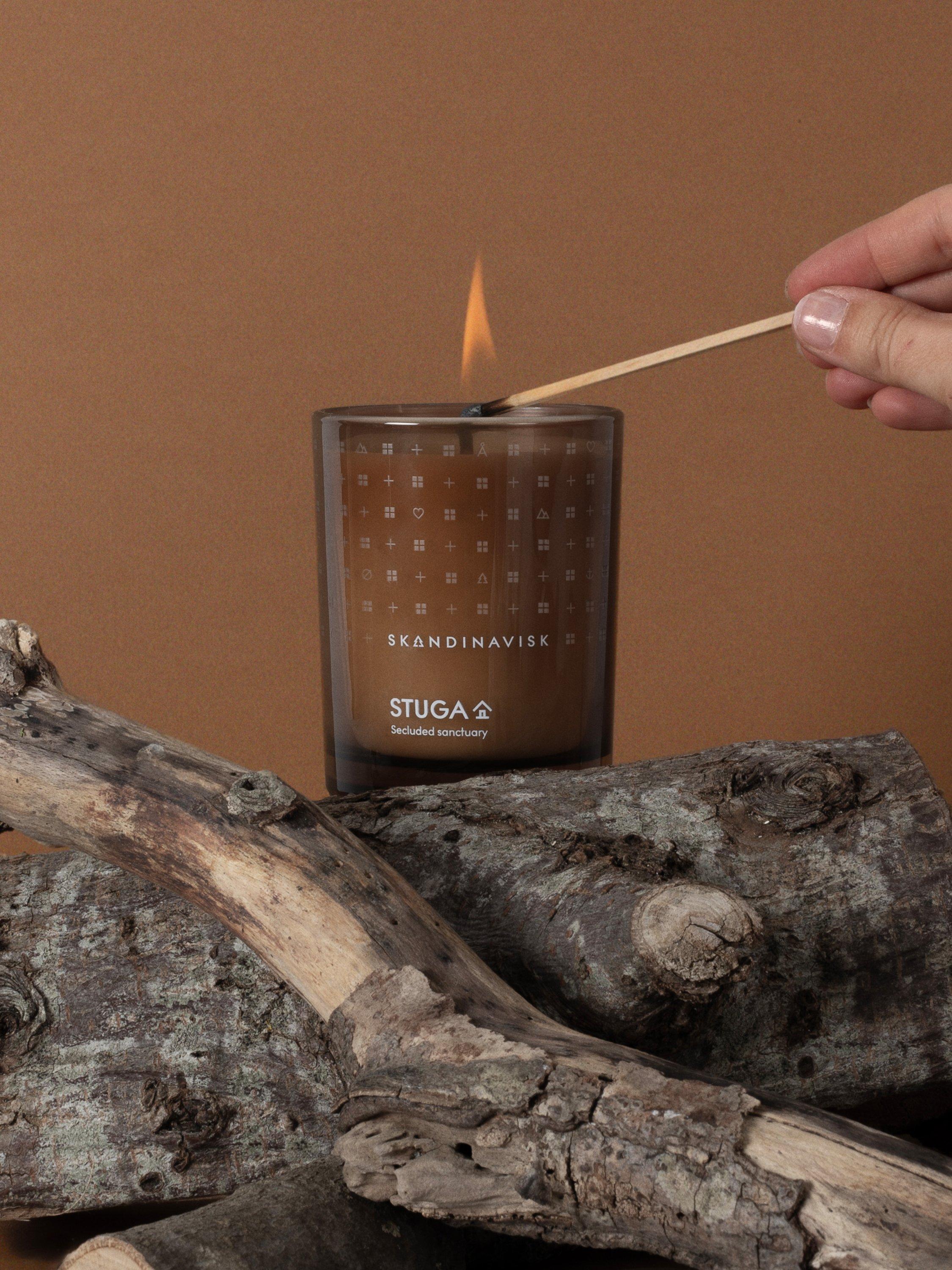 SKANDINAVISK Stuga scented candle 200g (British brand)