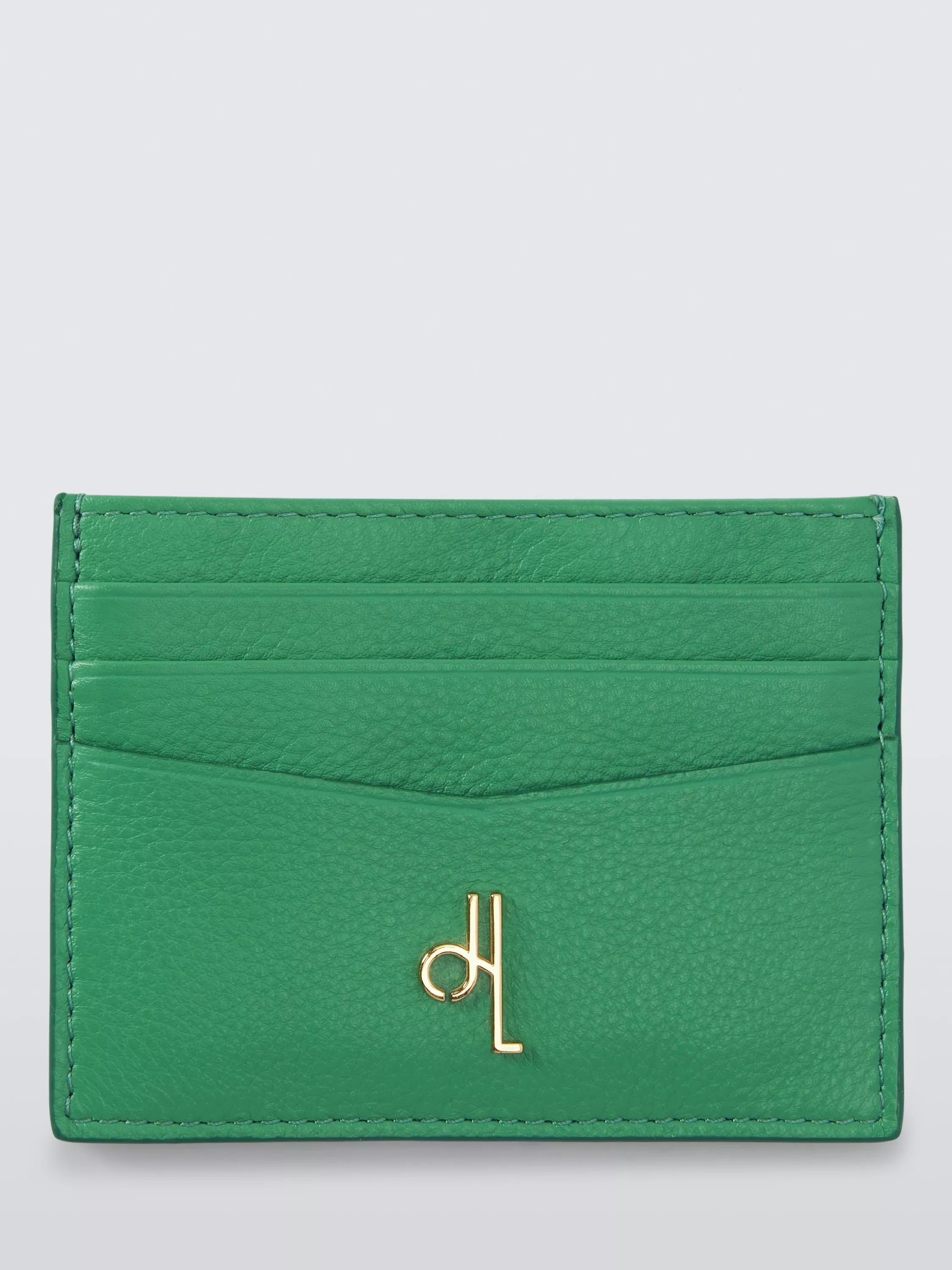 John Lewis Icon leather card holder compact grainy (British brand)