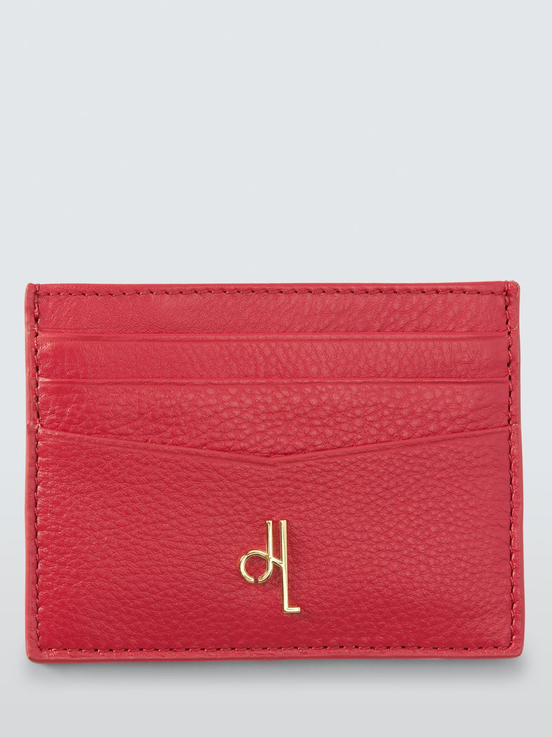 John Lewis Icon leather card holder compact grainy (British brand)