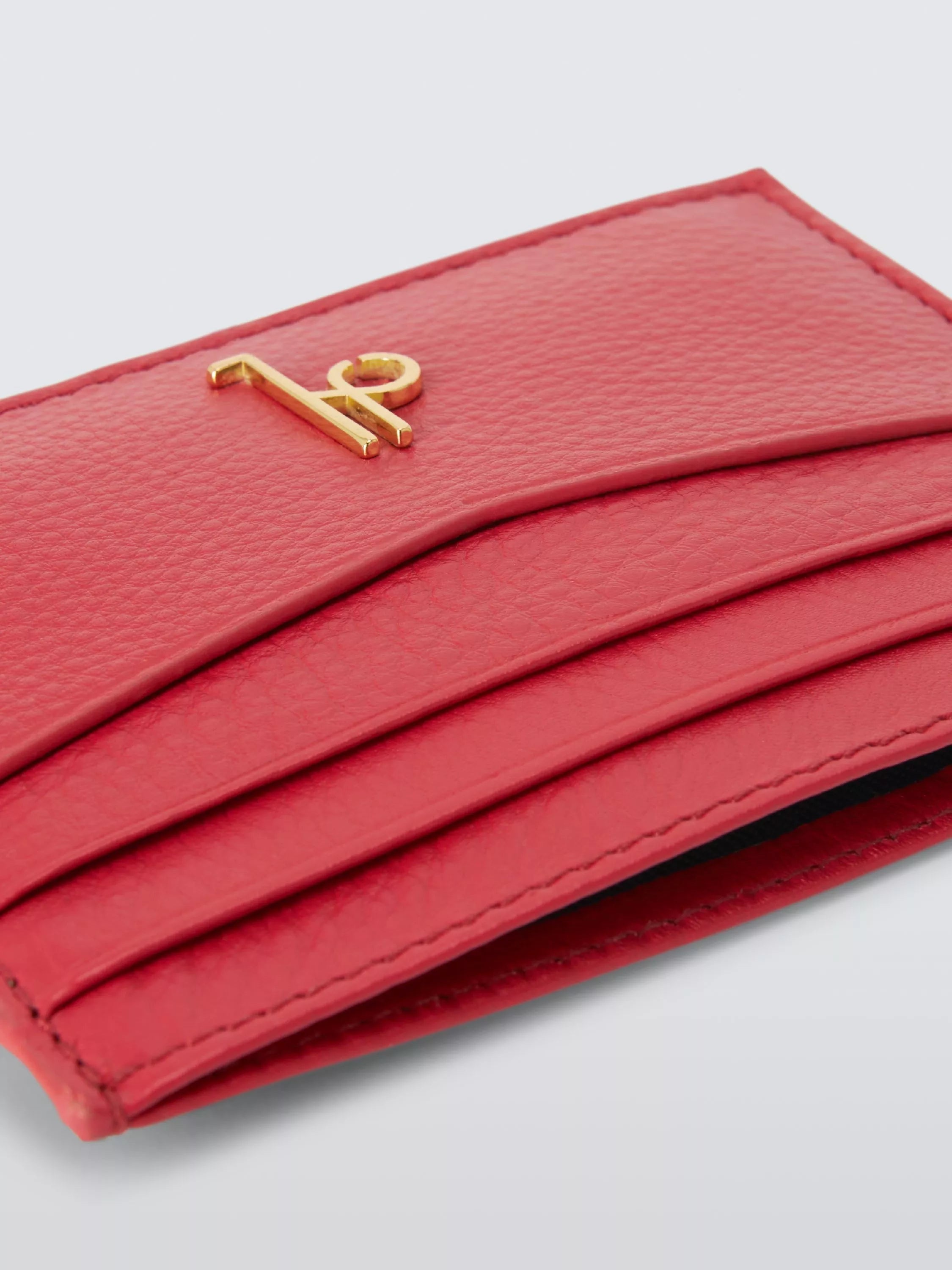 John Lewis Icon leather card holder compact grainy (British brand)