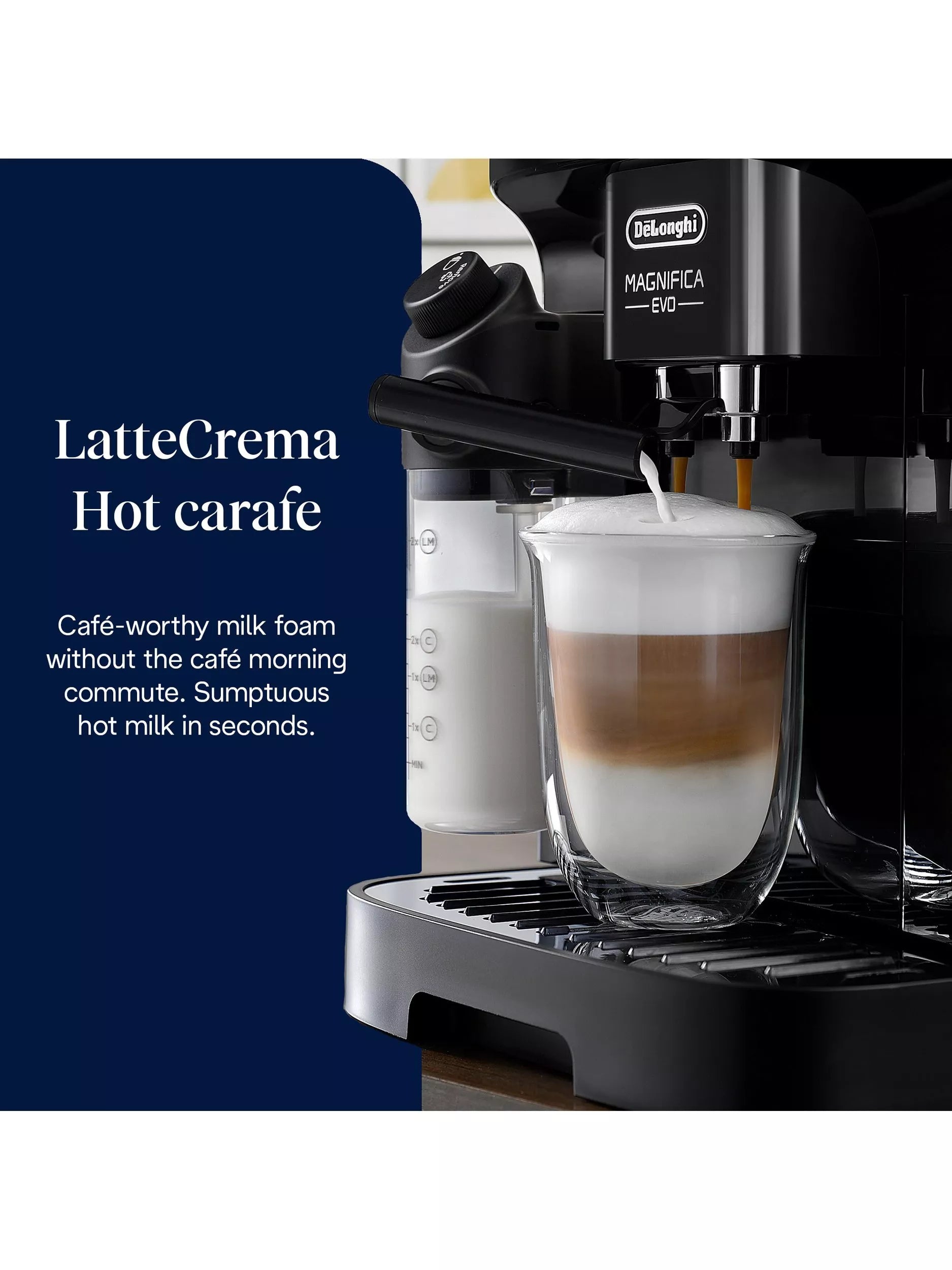 De'Longhi Magnifica Evo bean to cup coffee machine (British brand)