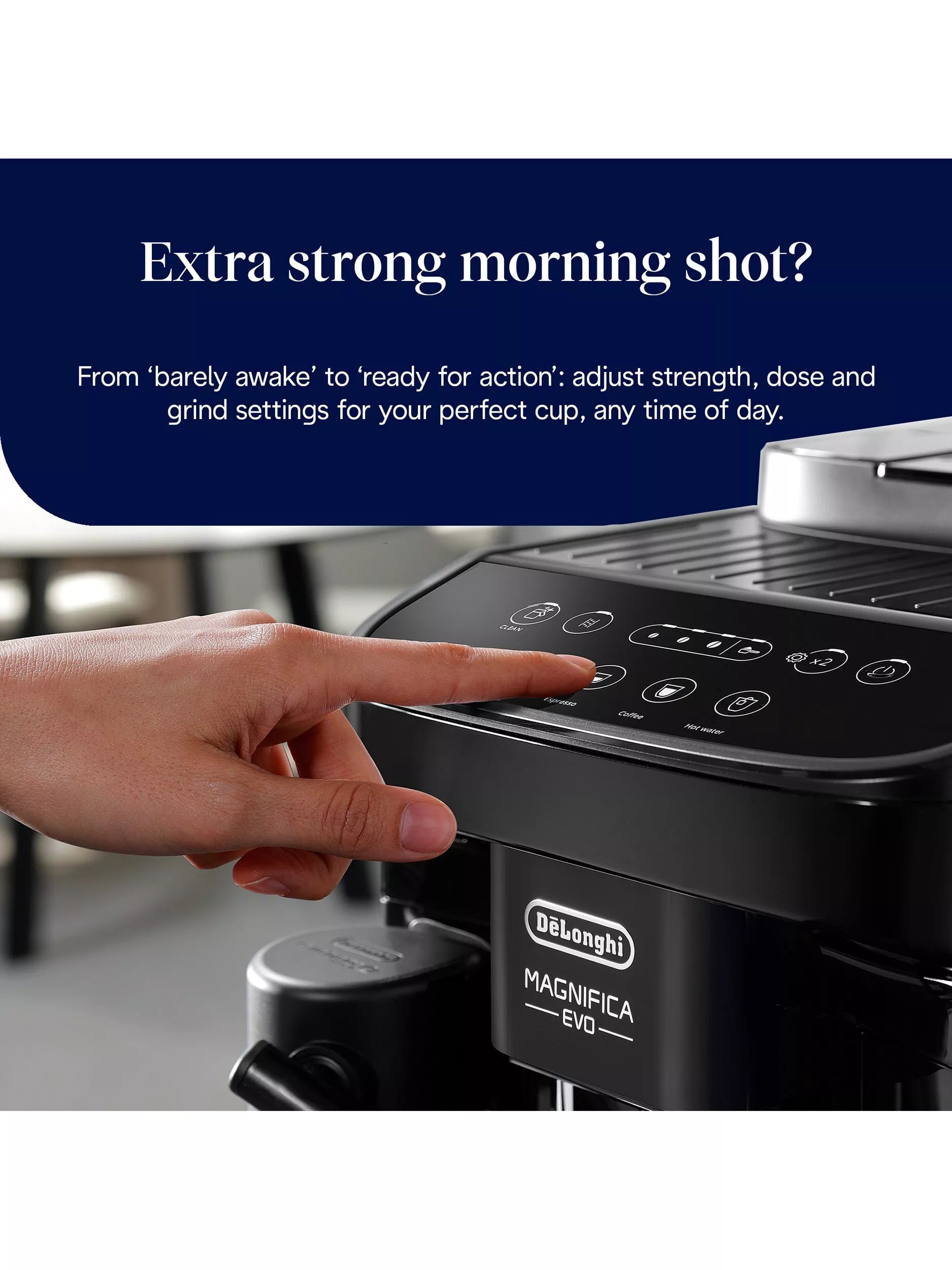 De'Longhi Magnifica Evo bean to cup coffee machine (British brand)