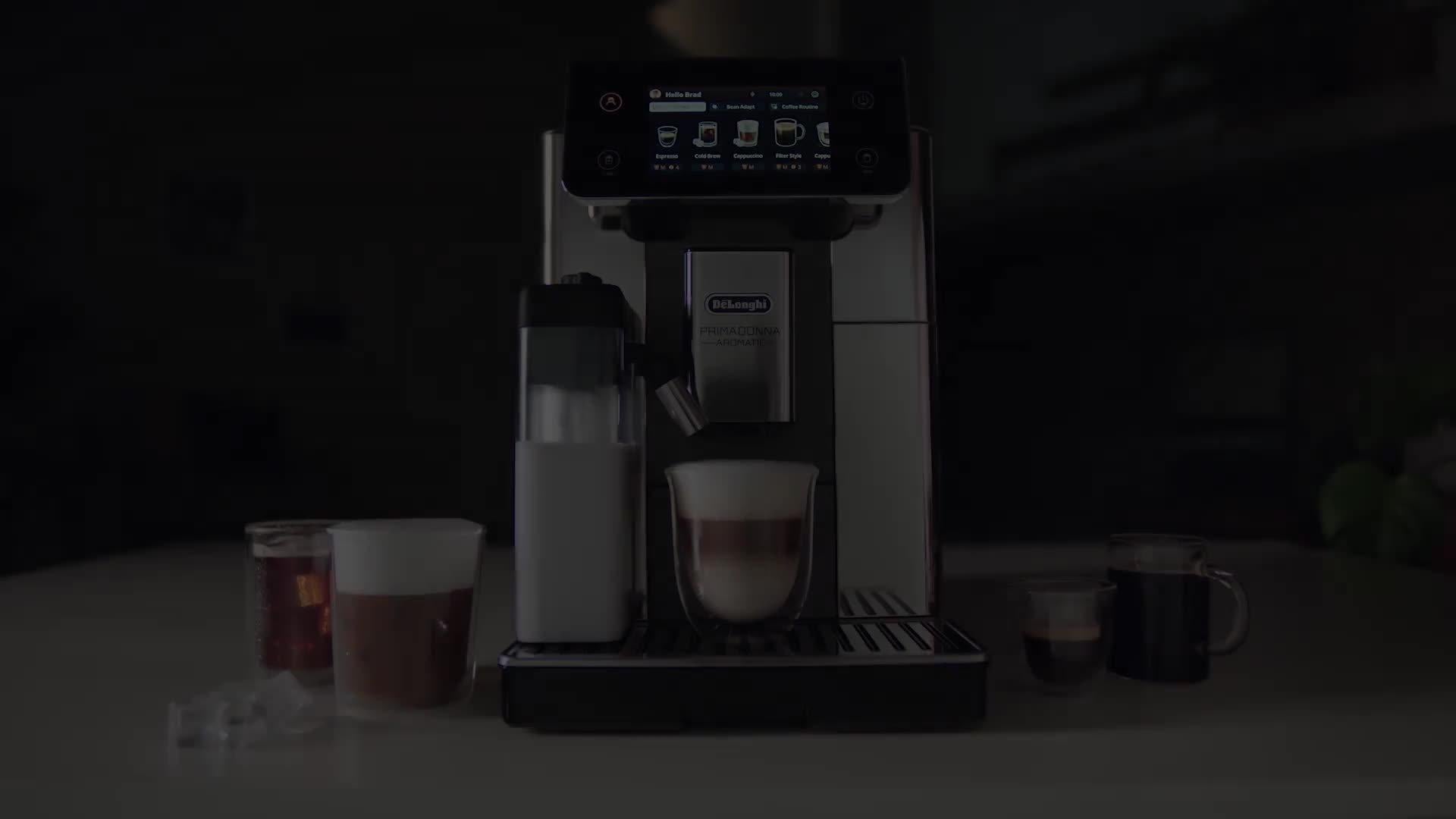 De'Longhi PrimaDonna Aromatic coffee machine, imported from the UK