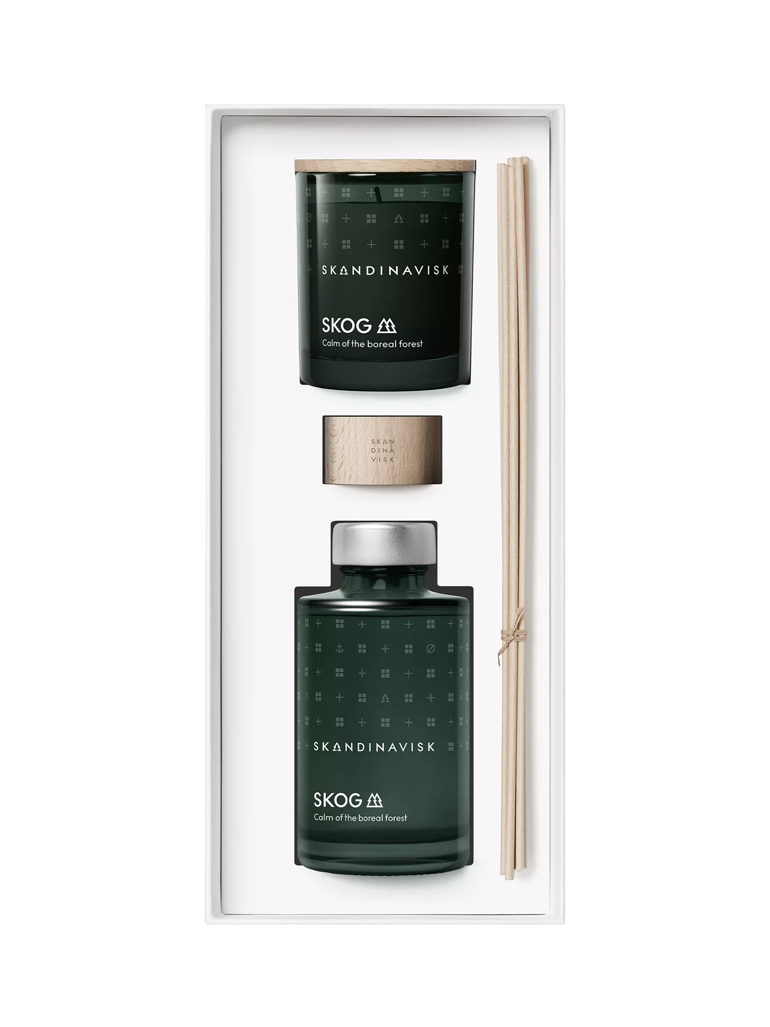 Skandinavisk Skog candle and diffuser set, UK version