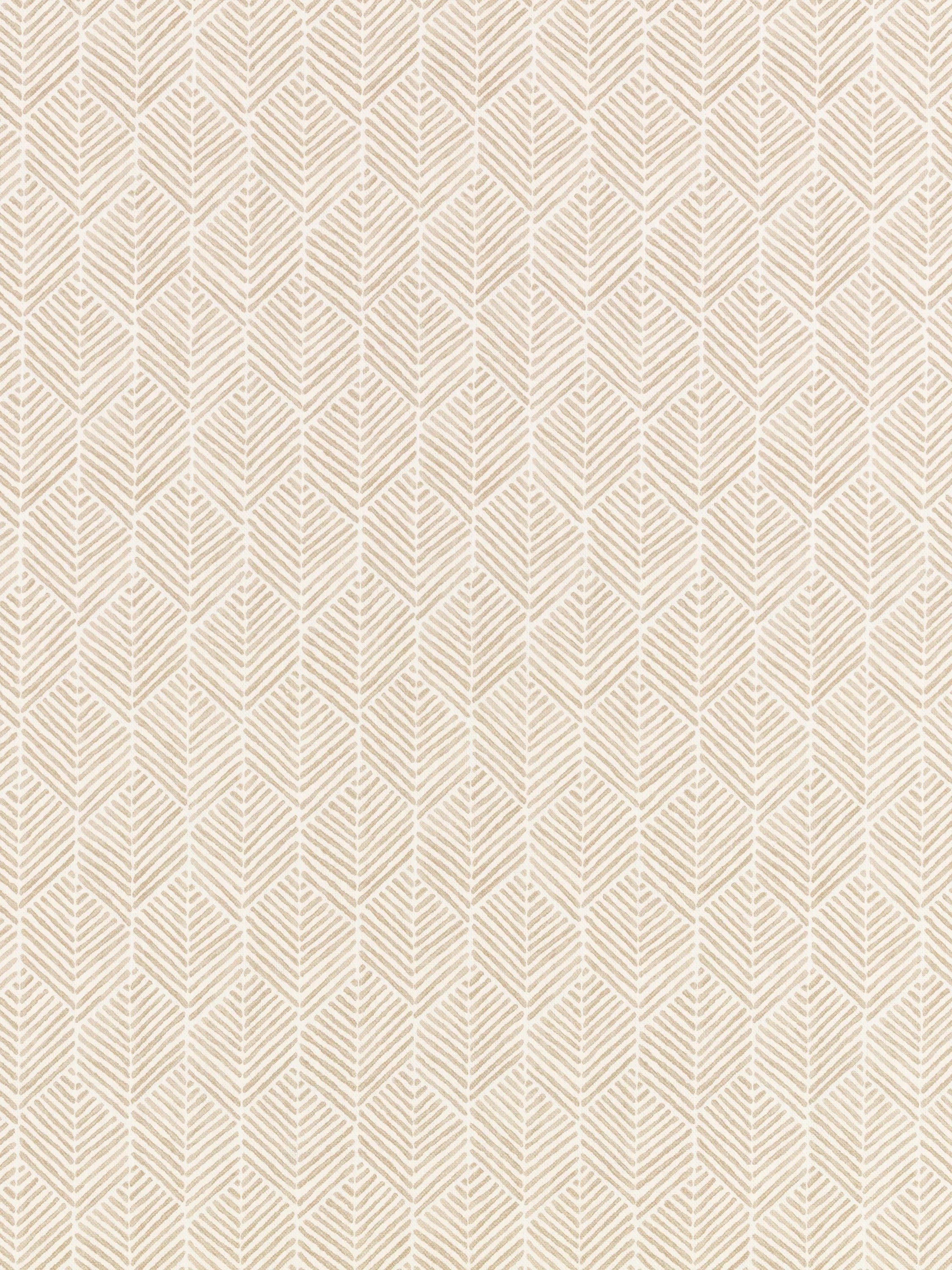 Romo Remi Furnishing Fabric geometric leaf print on cotton-linen - British product