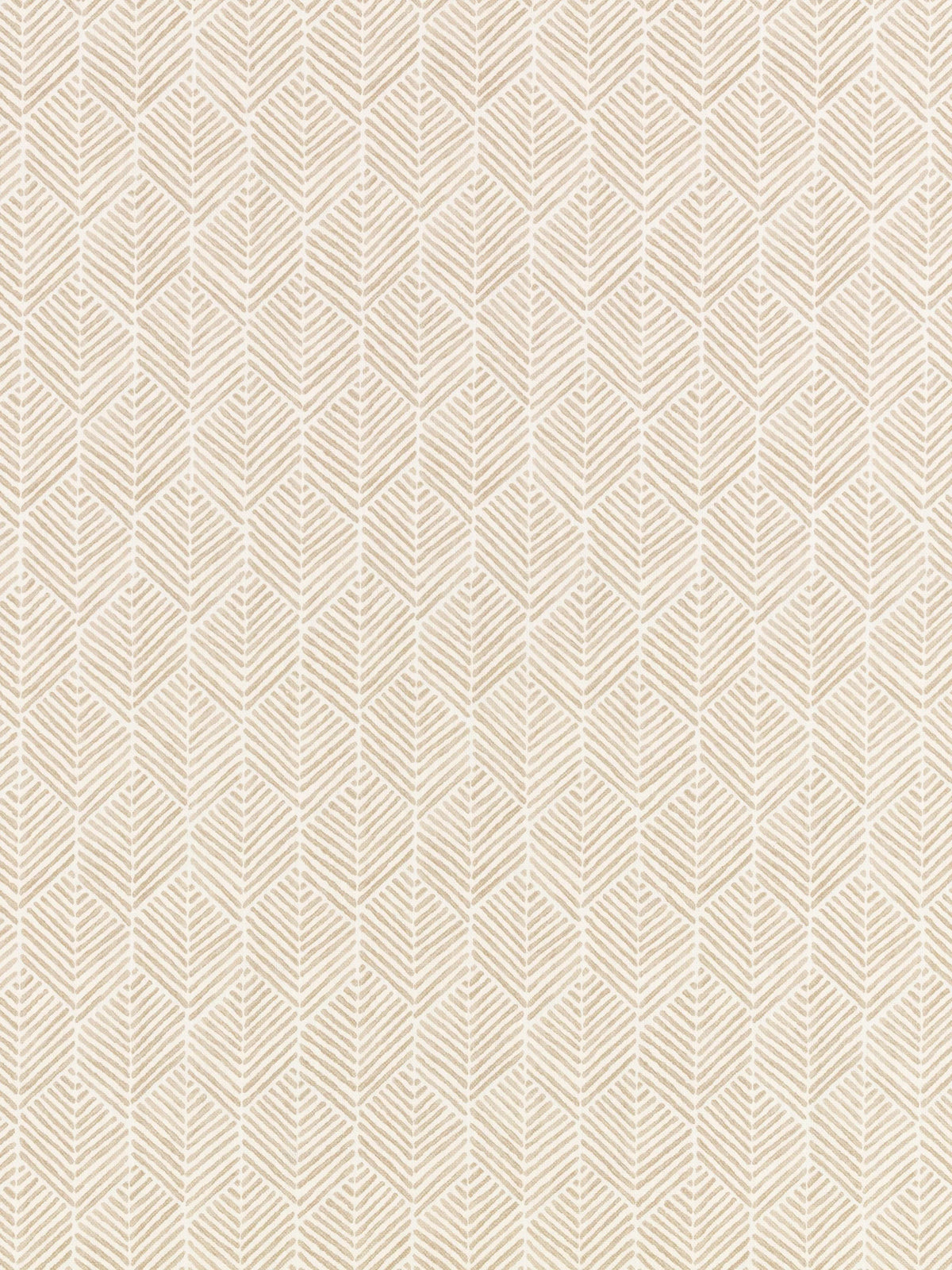 Romo Remi Furnishing Fabric geometric leaf print on cotton-linen - British product