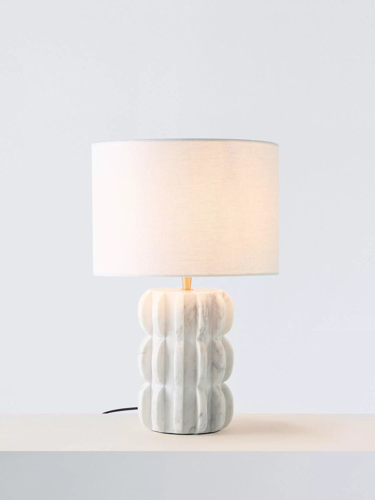 John Lewis marble scallop table lamp 46x30cm, UK version