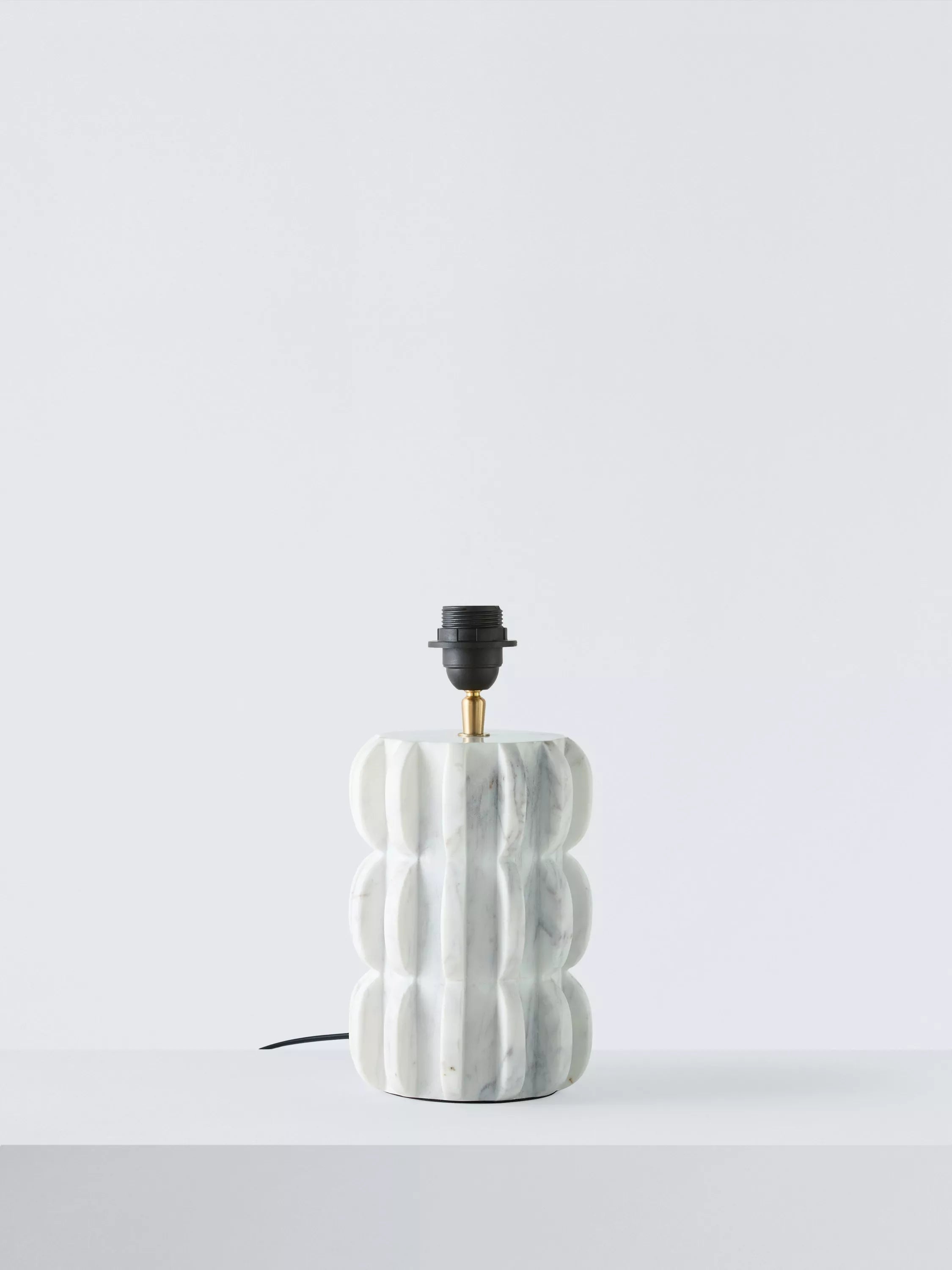 John Lewis marble scallop table lamp 46x30cm, UK version
