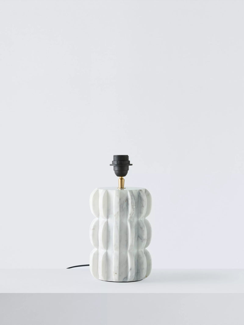 John Lewis marble scallop table lamp 46x30cm, UK version