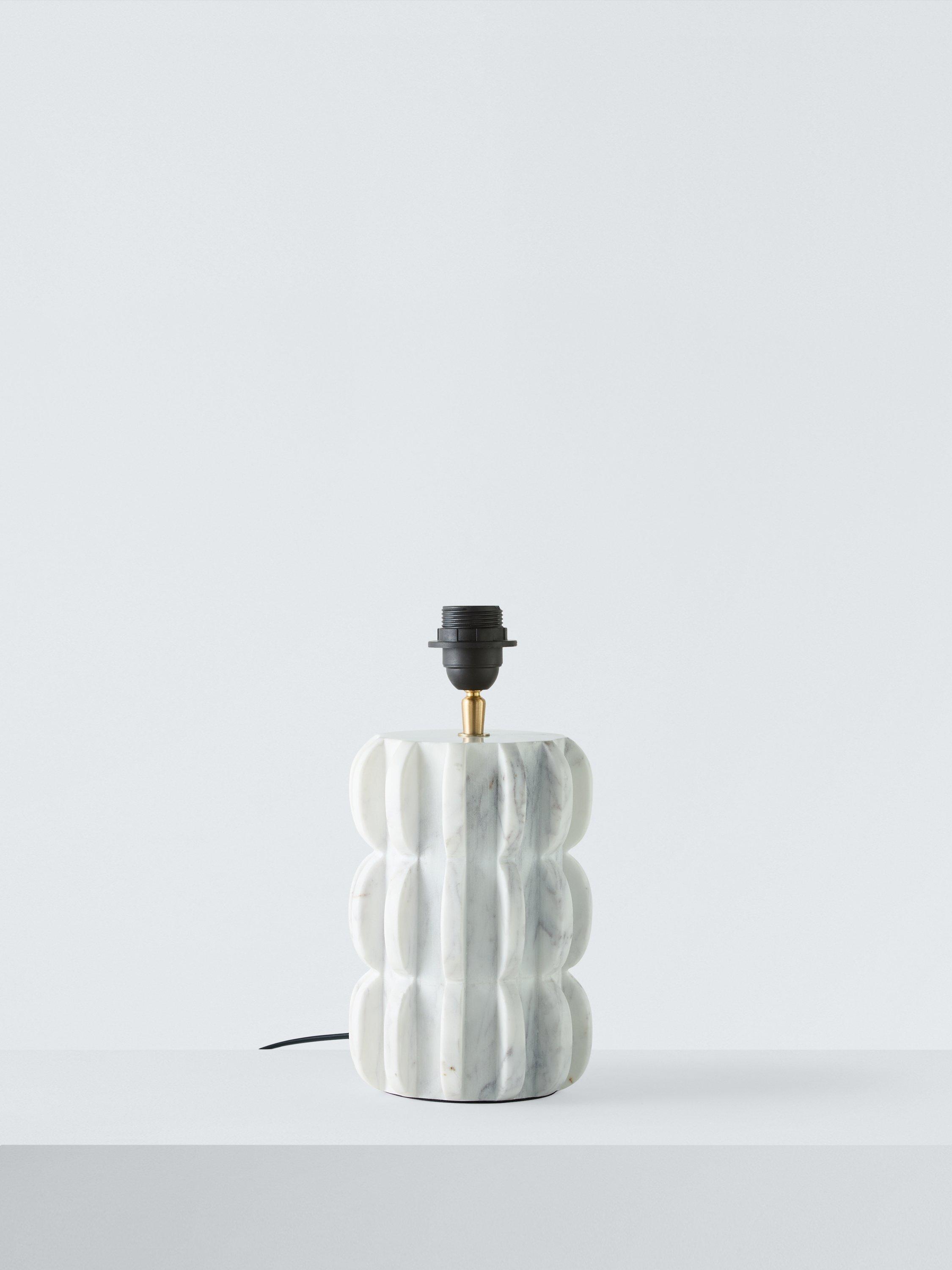 John Lewis marble scallop table lamp 46x30cm, UK version