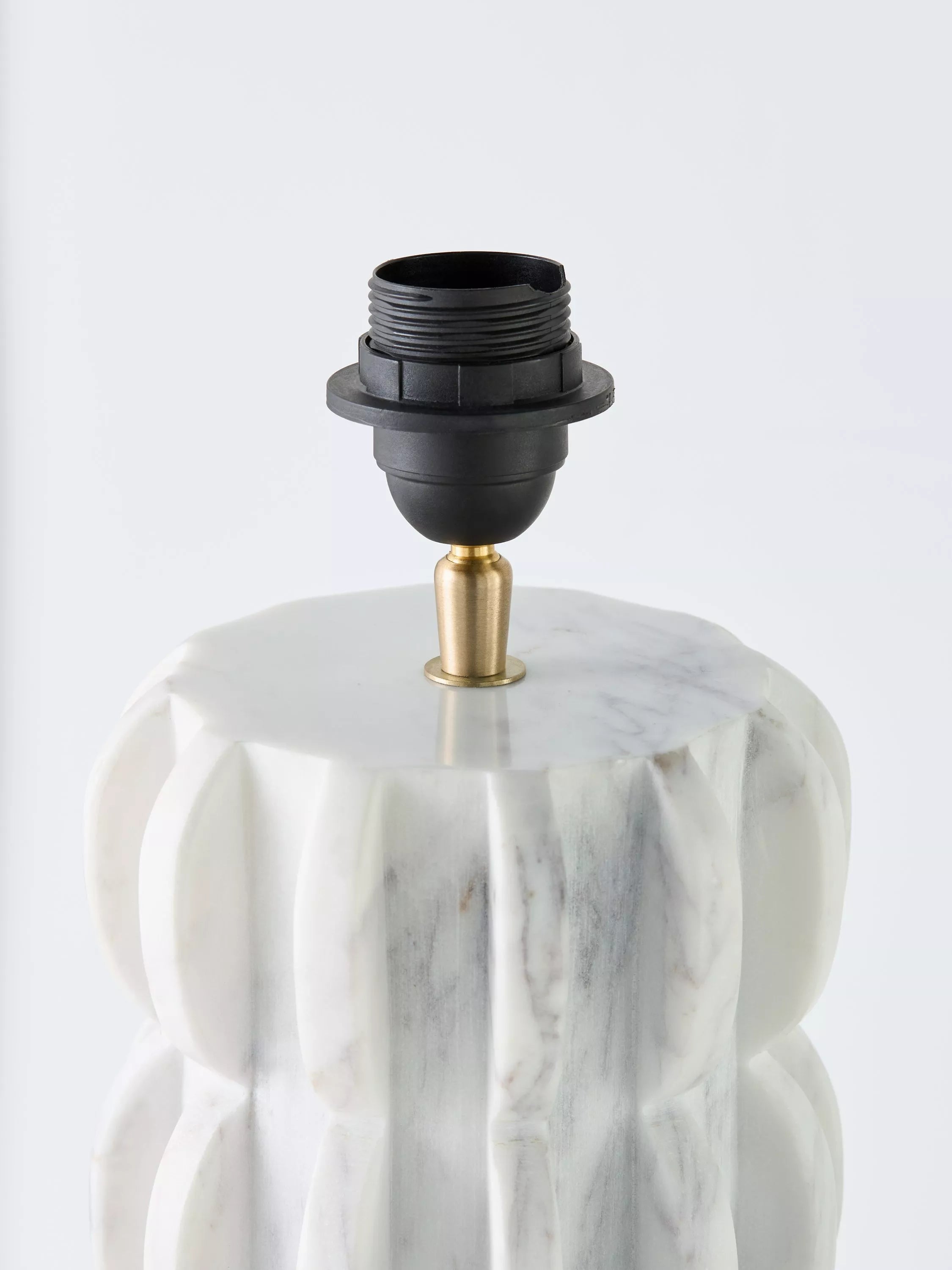 John Lewis marble scallop table lamp 46x30cm, UK version