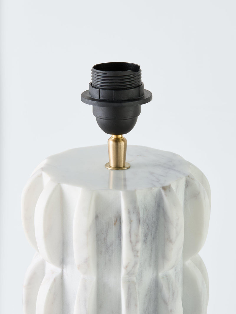 John Lewis marble scallop table lamp 46x30cm, UK version